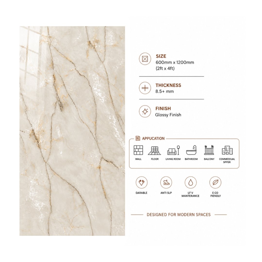 AL EN Turky Beige Marble Bathroom Tiles - My Home Studio